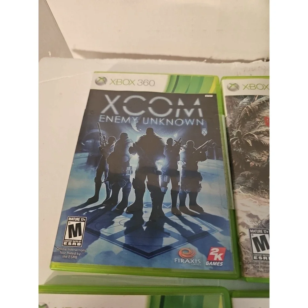 Lot Of 6 Xbox360 Games Borderlands Halo 3 Xcom Dead Island Dance Revolution 2